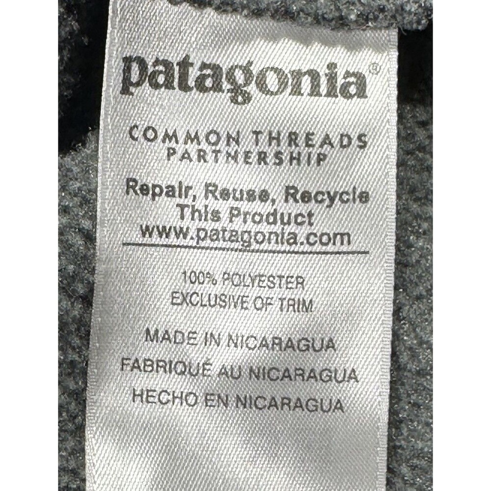 Patagonia Synchilla Snap T Fleece Pullover Men’s XXL Gray Outdoors 25580 READ - Picture 5 of 8